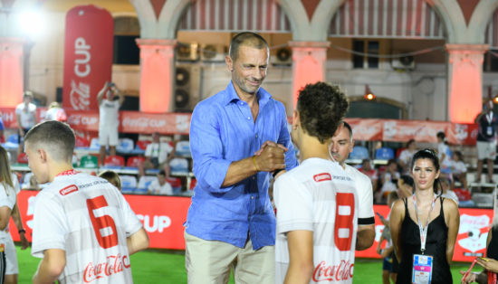 Medalje pobjednicima Coca-Cola Cupa dodijelili Čeferin, Boban, Mijatović, Srna, Vidić i Stanić