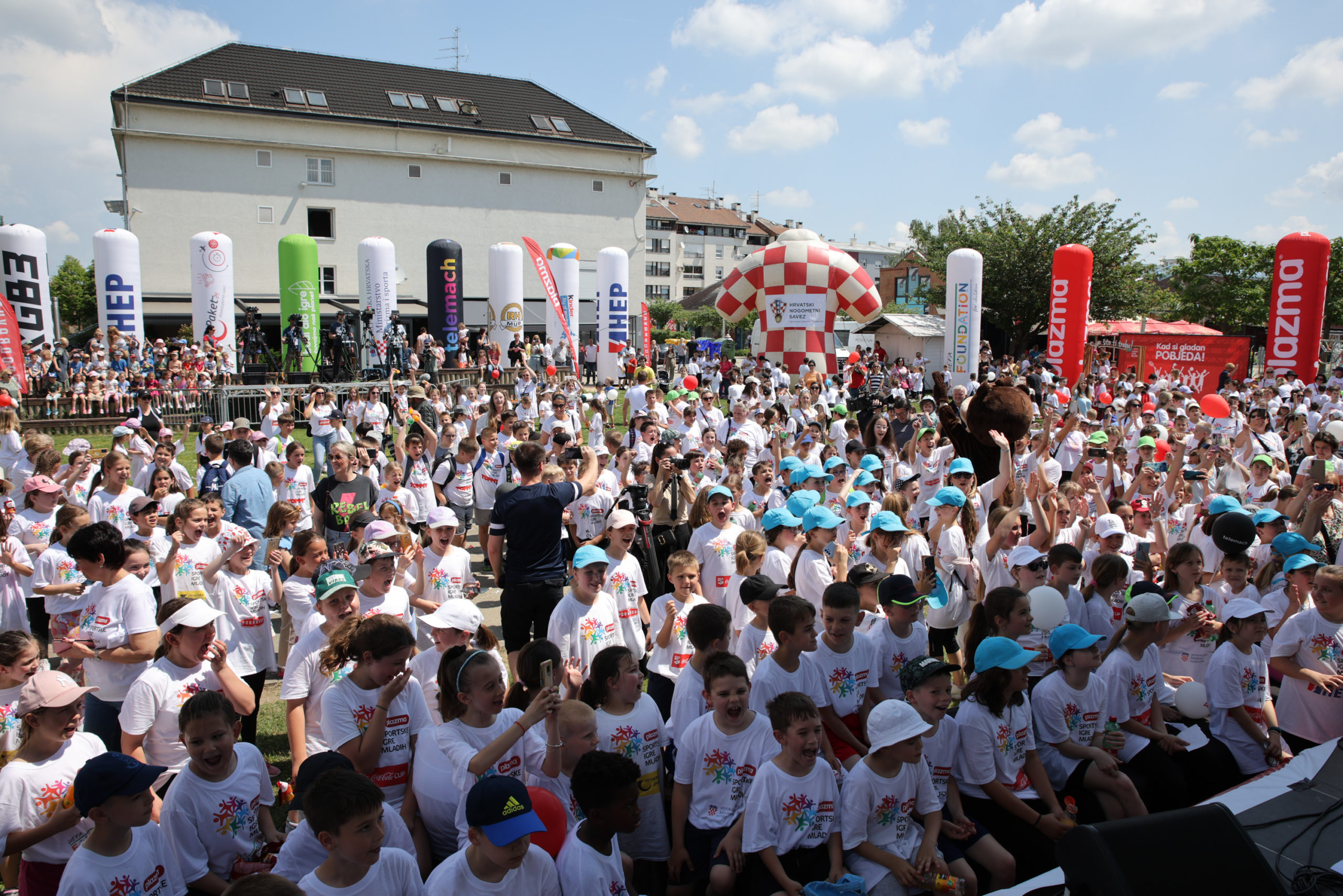 12.travnja u Zaprešiću Svečanost otvorenja Plazma Sportskih igara mladih